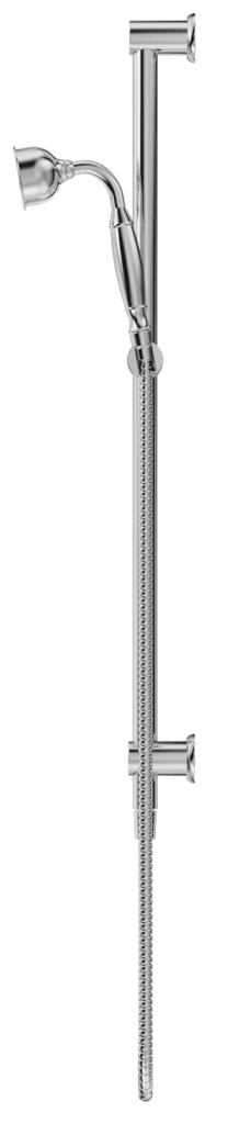 Mica Heritage Handshower on Rail - Chrome