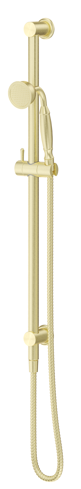 Mica Heritage Handshower on Rail - French Gold