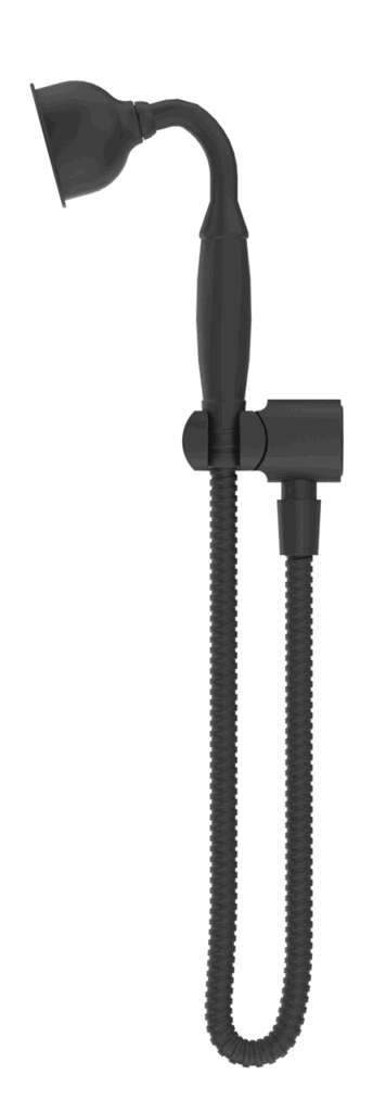 Mica Heritage Hand Shower on Bracket - Black