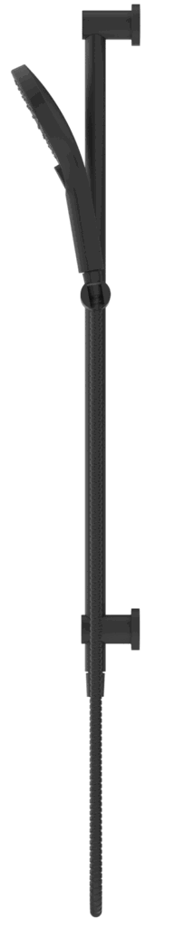 Mica Shower Rail w/ Handpiece - Black