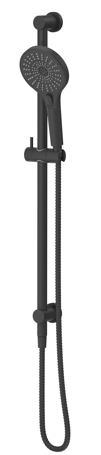 Mica Shower Rail w/ Handpiece - Black