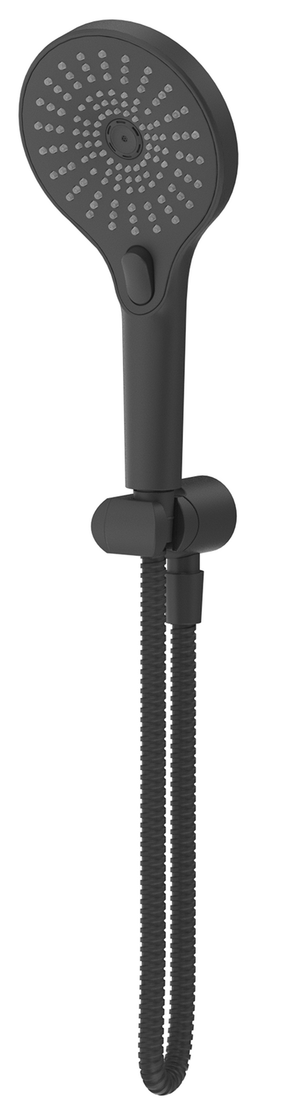 Mica Air Hand Shower On Wall Bracket - Black