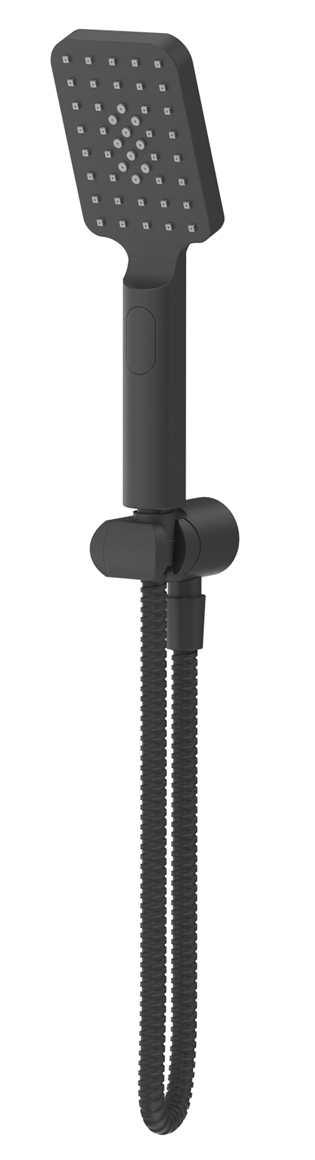 Cresta Hand Shower On Wall Bracket - Black