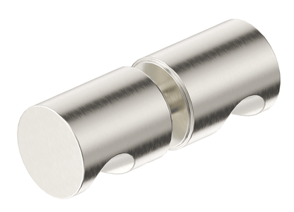 Round Shower Door Knob - BRUSHED NICKEL