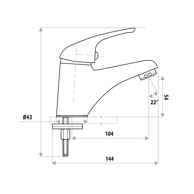 Renovator Basin Mixer - Chrome