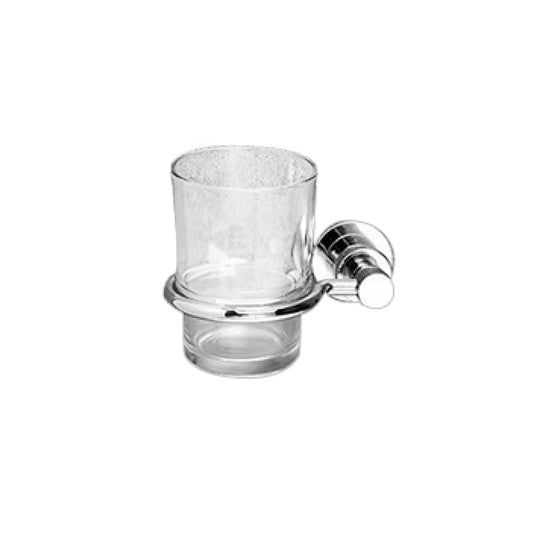 Renovator Toothbrush & Tumbler Holder - Chrome