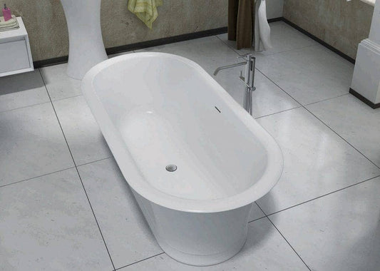 1800mm Pietra Bianca - Rome Freestanding Bathtub