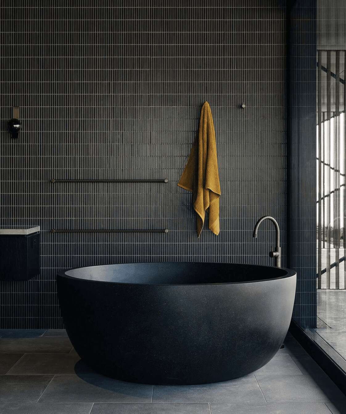 1500mm Romeo Freestanding Stone Bathtub -
  1500 Dia x600 mm | PB4093 -15