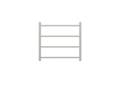 Spirit 4 Bar Heated Towel Rail - Brushed Nickel