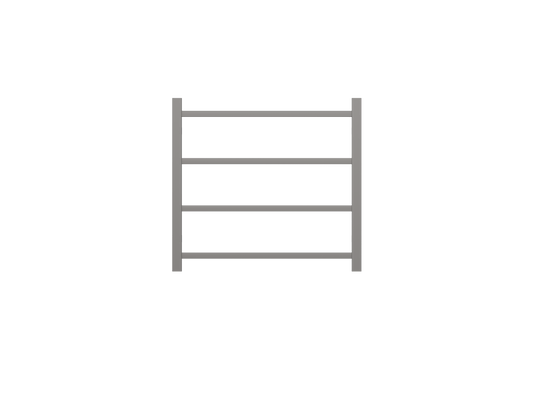 Spirit 4 Bar Heated Towel Rail - Gunmetal