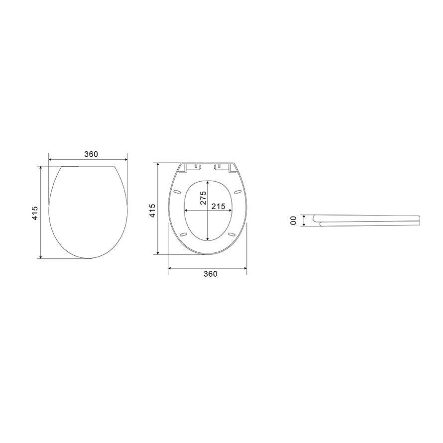 Seat Cover for 009 Seat cover Fixing Screw Code: K392