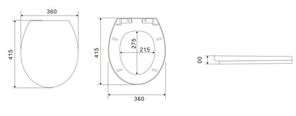 White Seat Cover for KDK024, KDK029
