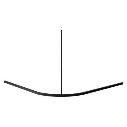 Micro Shwr Curtain Track L-1200x1200mm - Designer Black - 1 Track