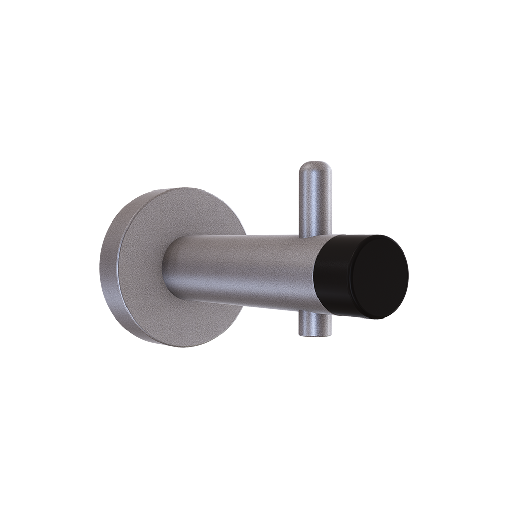 Sentinel Series Coat Hook with Bumper – Concealed - With Screw Fixings