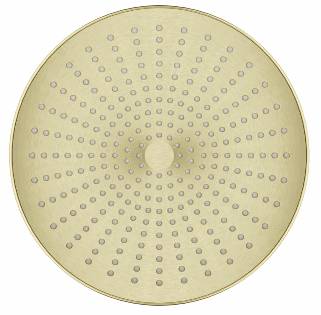 Mica Shower Head - 250mm - French Gold