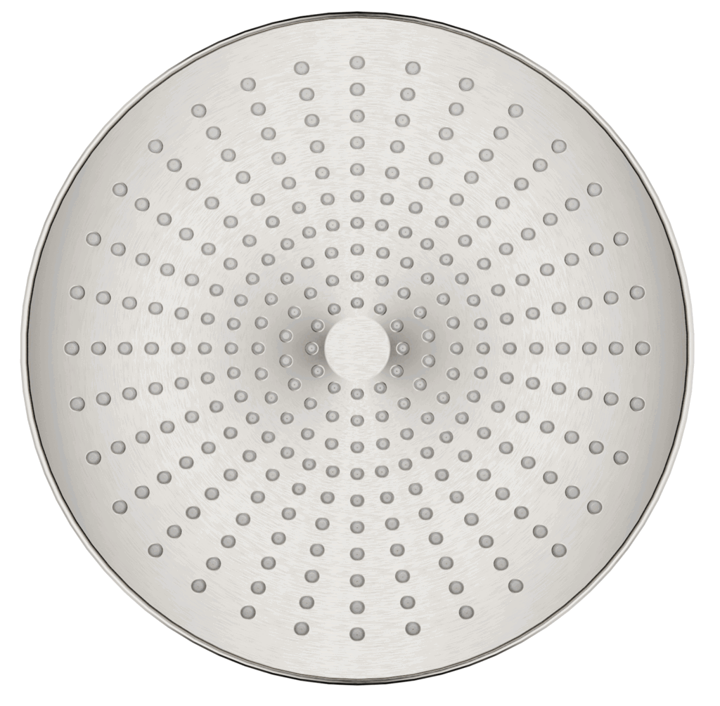 Mica Shower Head - 250mm - Brushed Nickel