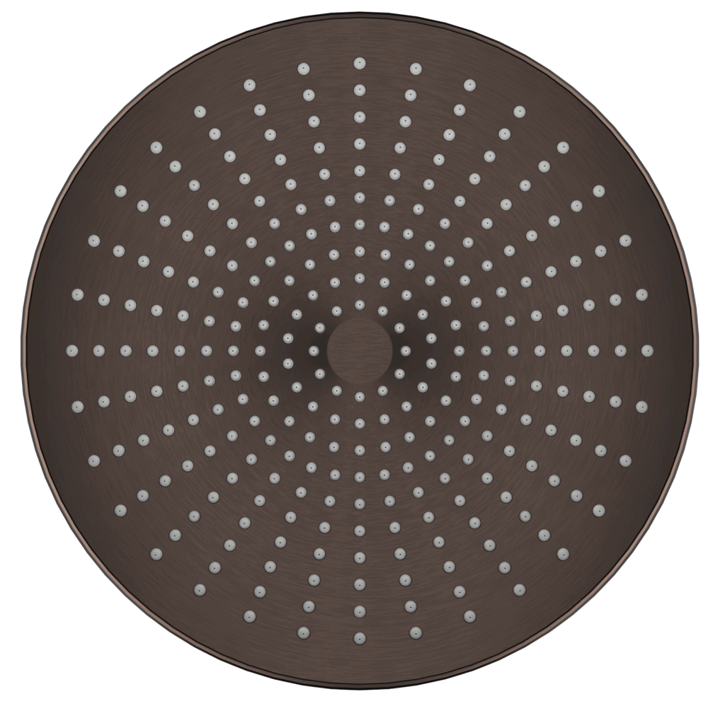 Mica Shower Head - 250mm - Dusk Bronze