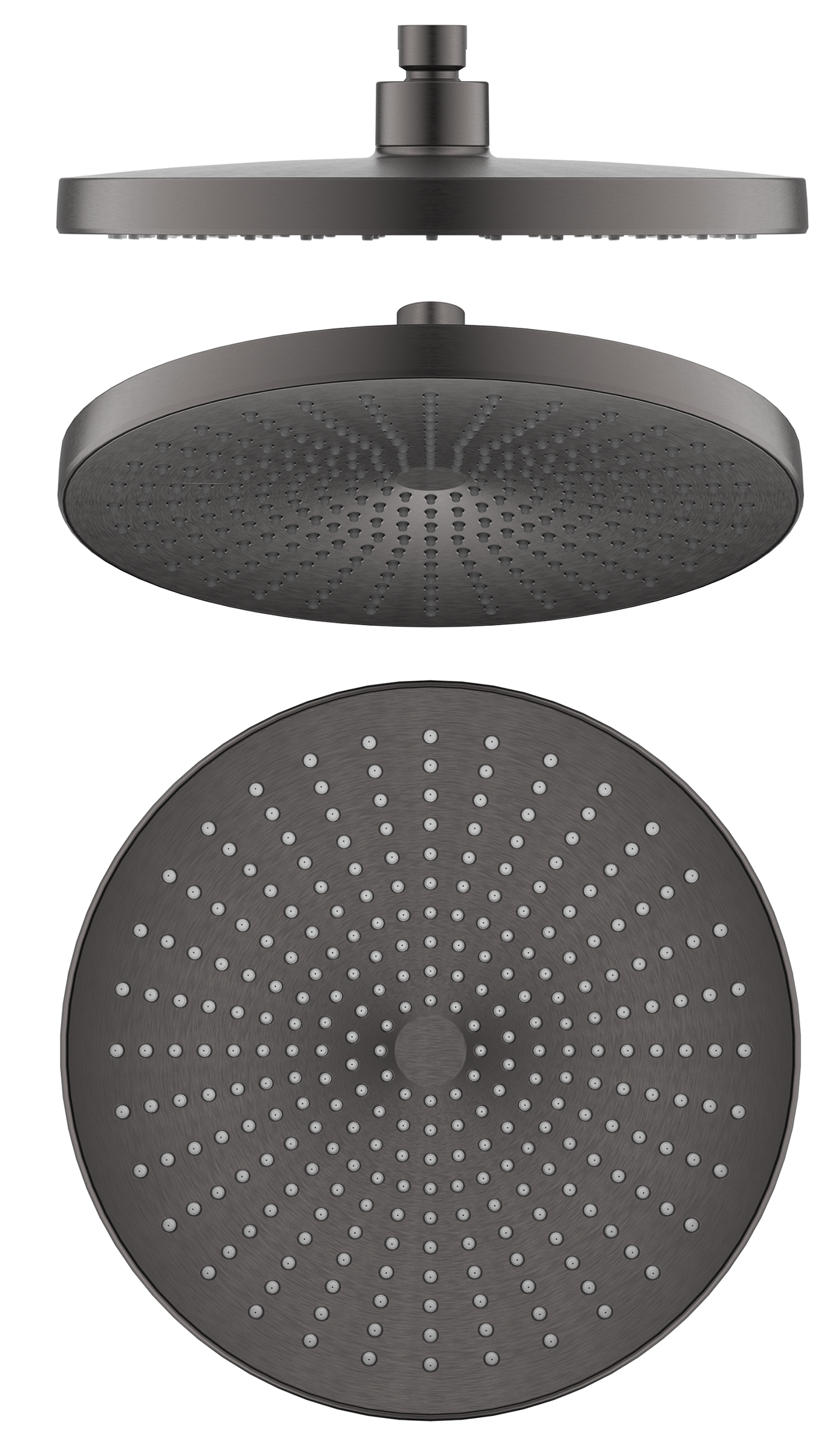 Mica Shower Head - 250mm - Gunmetal