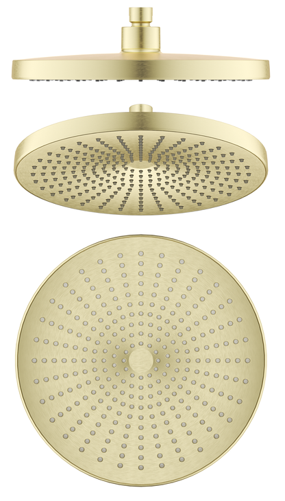 Mica Shower Head - 250mm - French Gold