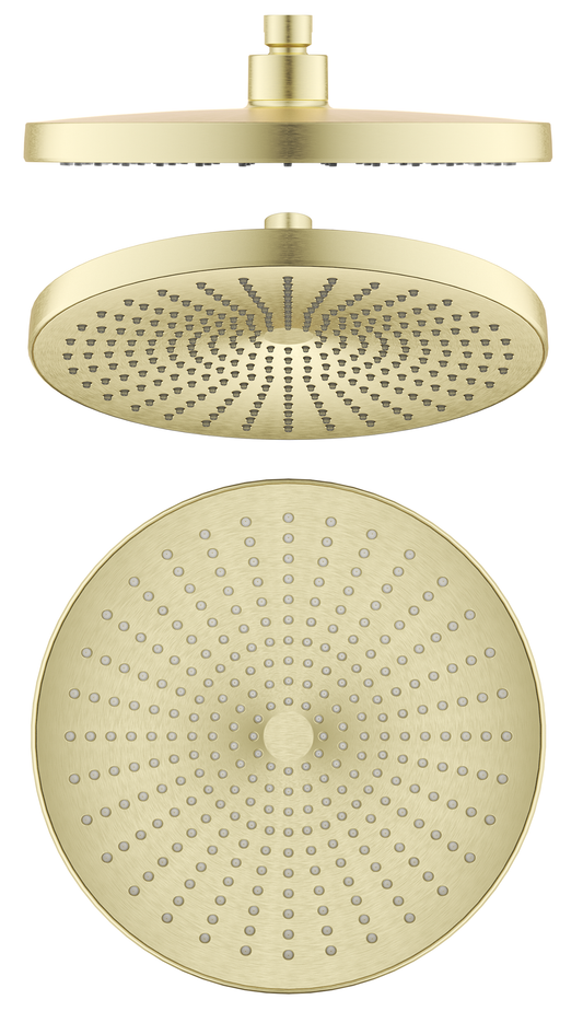Mica Shower Head - 250mm - French Gold