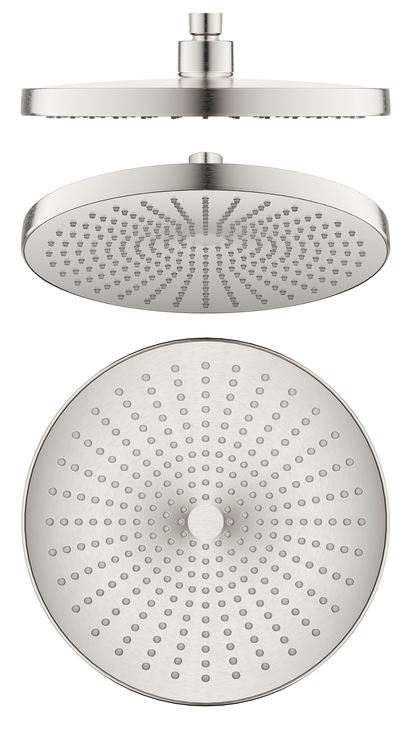 Mica Shower Head - 250mm - Brushed Nickel