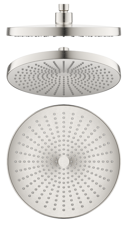 Mica Shower Head - 250mm - Brushed Nickel