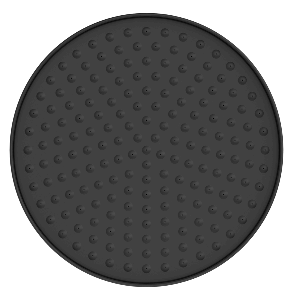 Mica Heritage Shower Head - 300mm - Black