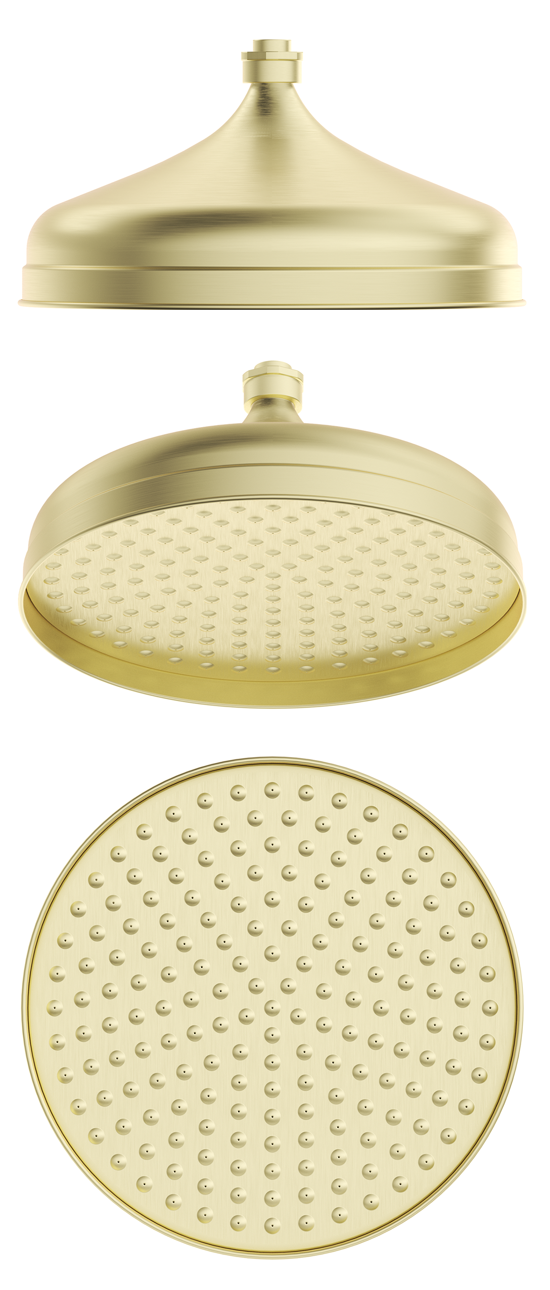 Mica Heritage Shower Head - 300mm - French Gold