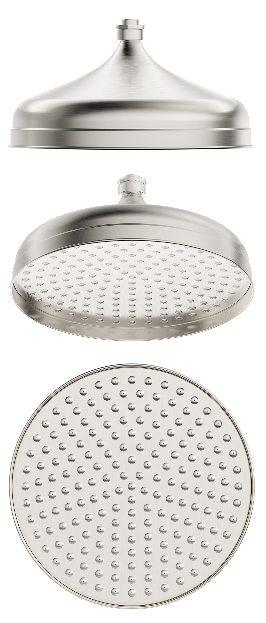 Mica Heritage Shower Head - 300mm - Brushed Nickel