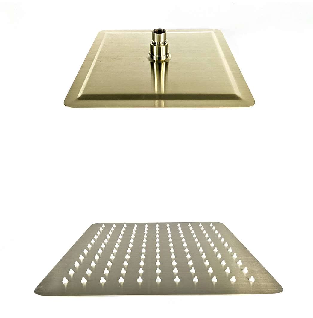 Cresta Shower Head - 250mm - Brushed Gold