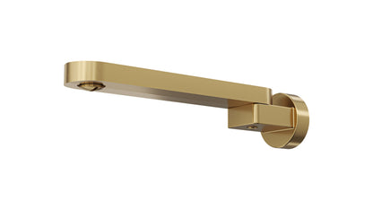 Shenay S2 Swivel Wall Bath Spout - Brushed Brass