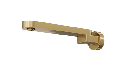 Shenay Swivel Bath Spout - Brushed Brass