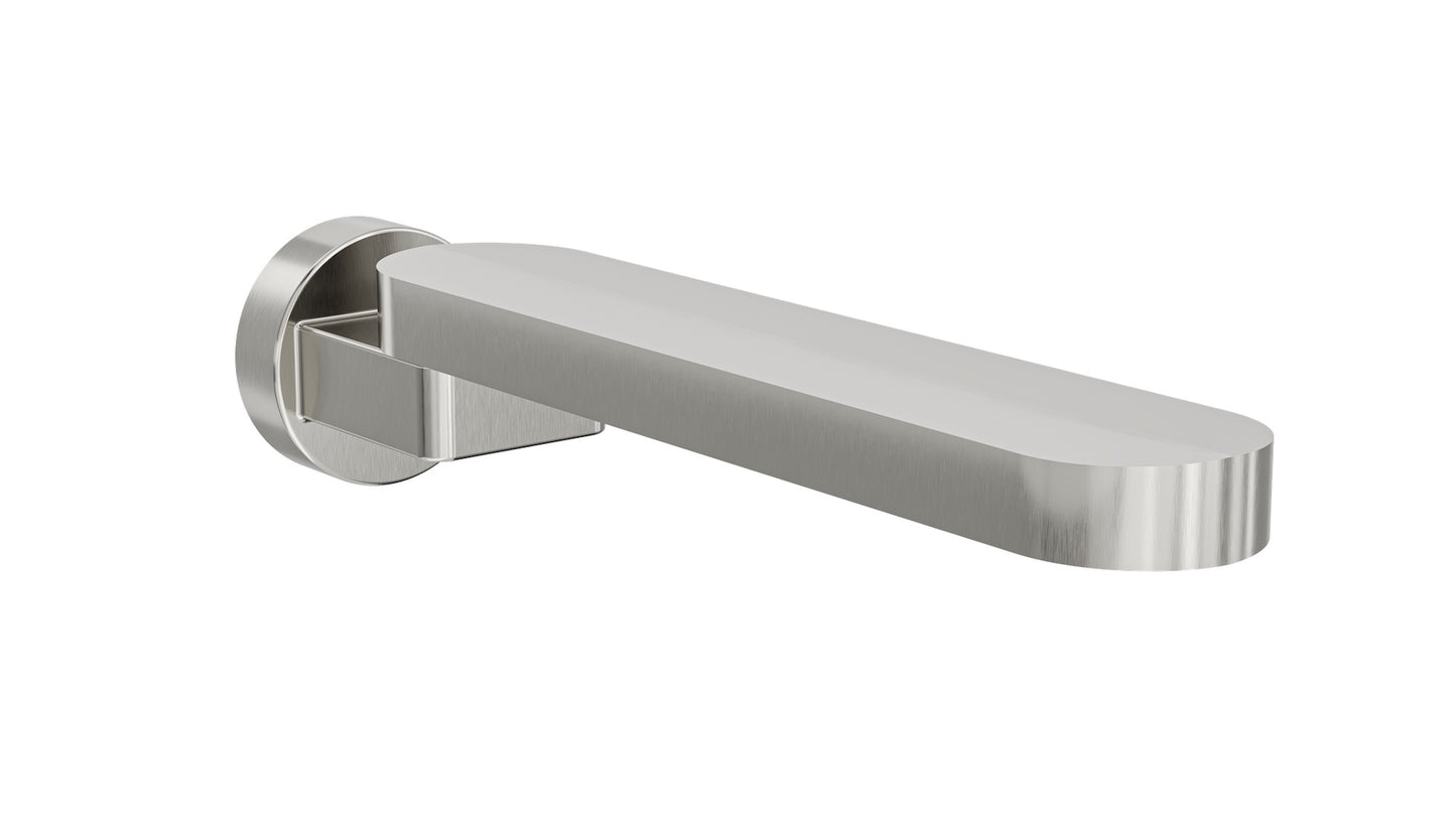 Shenay S2 Swivel Wall Bath Spout - Brushed Nickel
