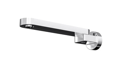 Shenay S2 Swivel Wall Bath Spout - Chrome