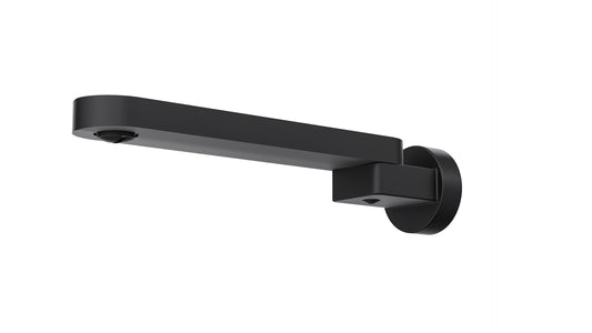 Shenay S2 Swivel Wall Bath Spout - Matte Black