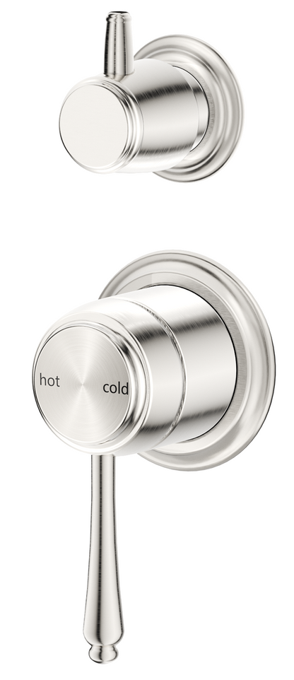 Mica Heritage Mixer Diverter - 2P - TRIM KIT- Brushed Nickel