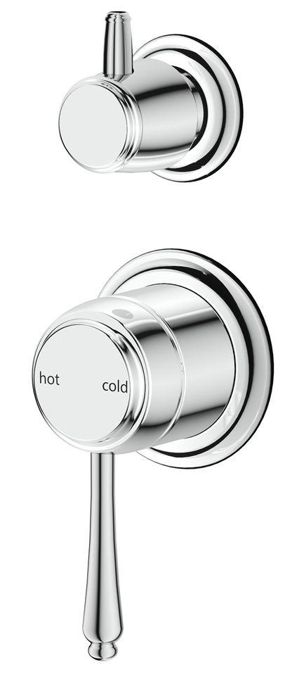Mica Heritage Mixer Diverter - 2P - TRIM KIT- Chrome
