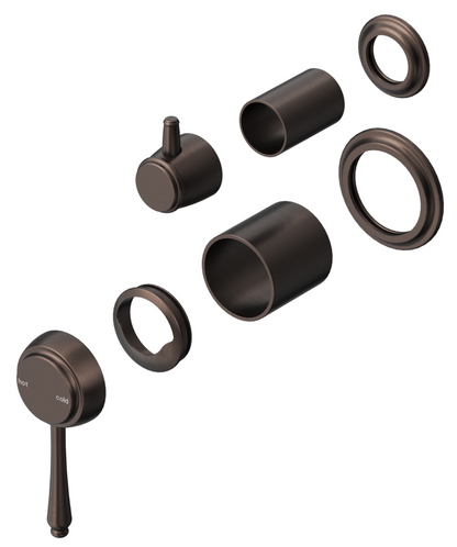 Mica Heritage Mixer Diverter - 2P - TRIM KIT-  Dusk Bronze