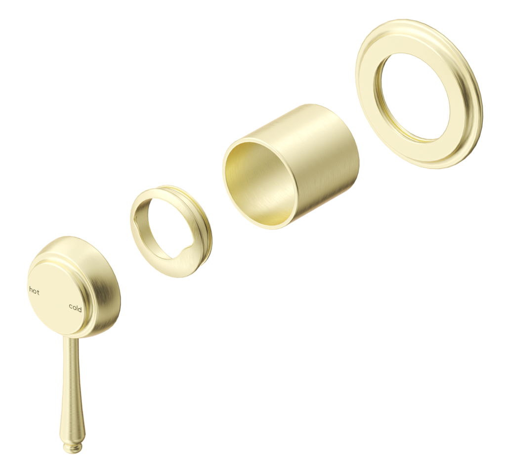 Mica Heritage Shower Mixer - TRIM KIT - French Gold