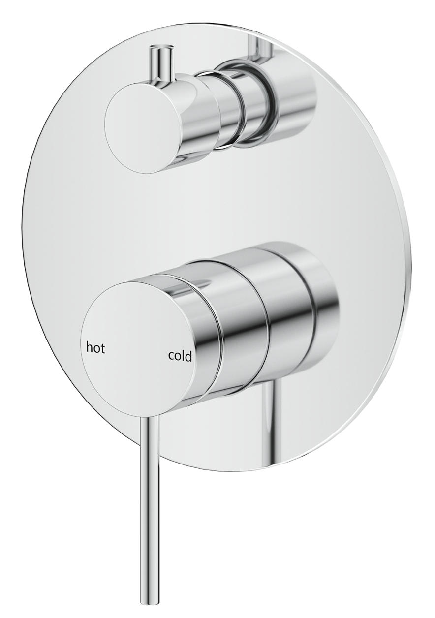Mica Shower Mixer Diverter - 1P - TRIM KIT - Chrome
