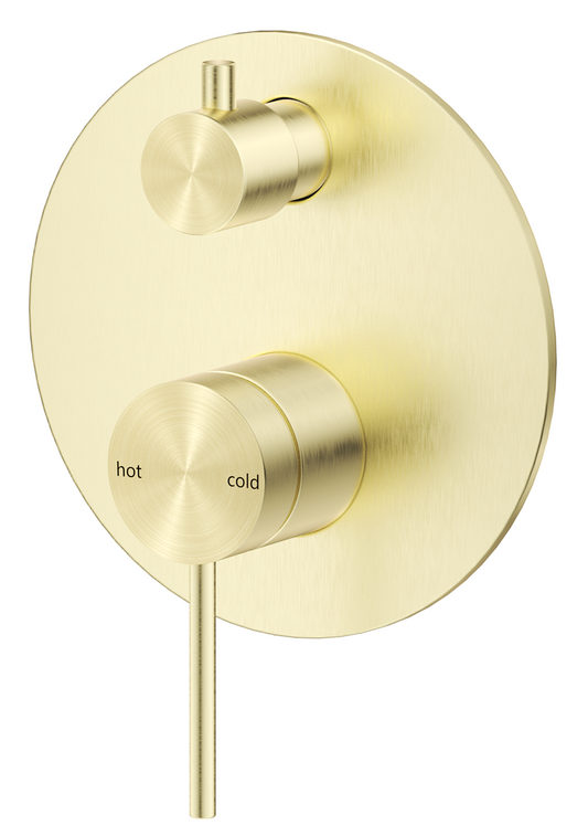 Mica Shower Mixer Diverter - 1P - TRIM KIT - French Gold