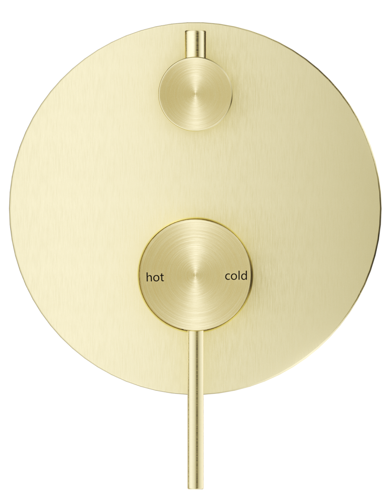 Mica Shower Mixer Diverter - 1P - TRIM KIT - French Gold