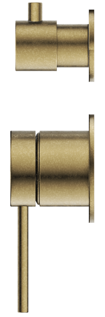 Mica Shower Mixer Diverter - 2P - TRIM KIT - Living Brass