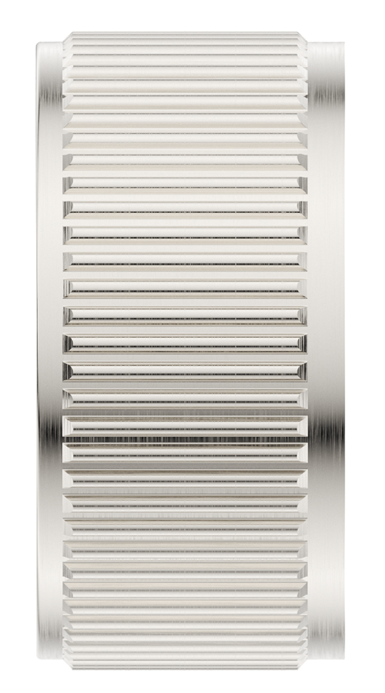 Mica Fluted Progressive Shower Mixer - Brushed Nickel