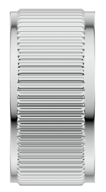 Mica Fluted Progressive Shower Mixer - Chrome