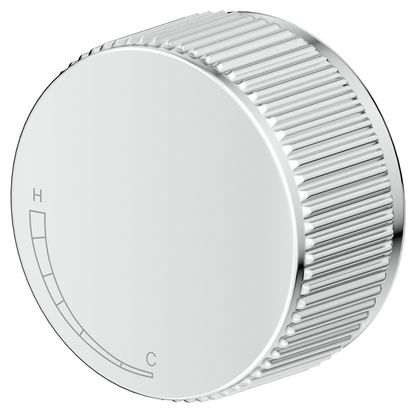 Mica Fluted Progressive Shower Mixer - Chrome