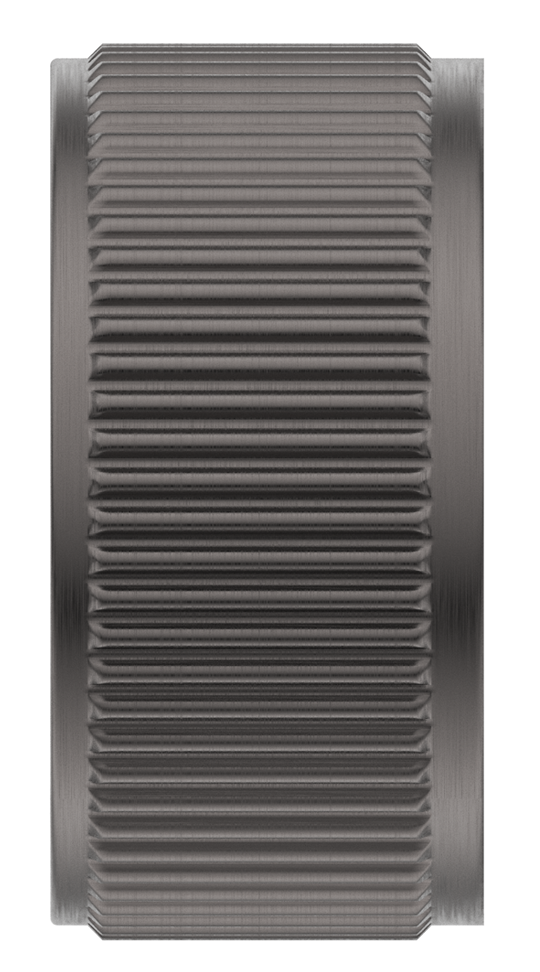 Mica Fluted Progressive Shower Mixer - Gunmetal