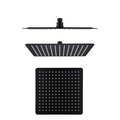 Cresta Shower Head - 300mm - Black
