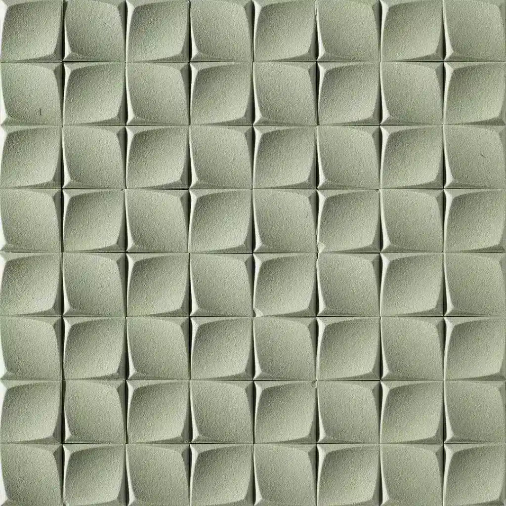 VUTTON MOSAICS - GREEN MATT Finish - 275.2x275.2 | SOLD PER SHEET - 15 SHEETS / 1.1364SQM PER BOX