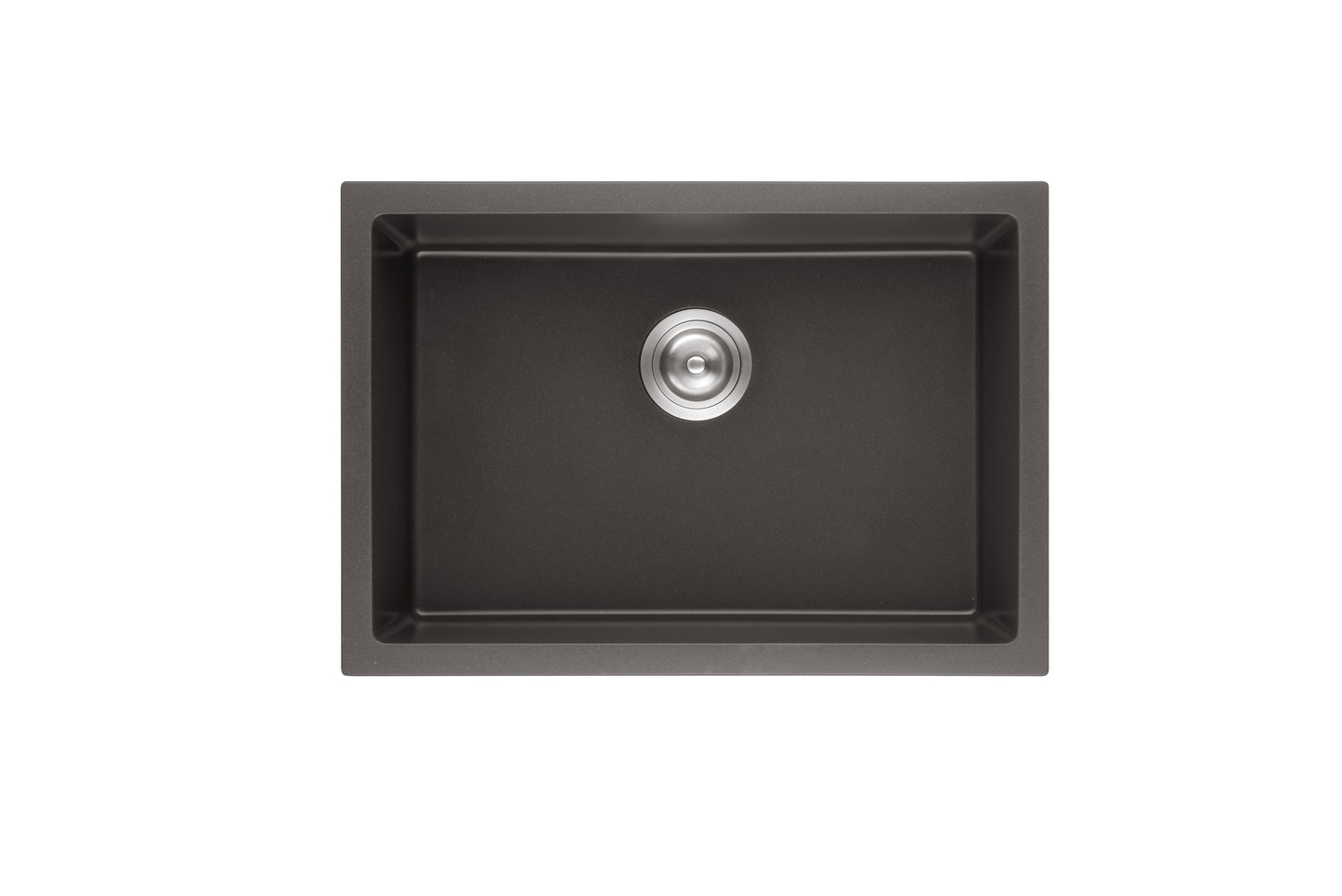 730mm Quartz Undermount Kitchen Sink - Single Bowl - Matte Black